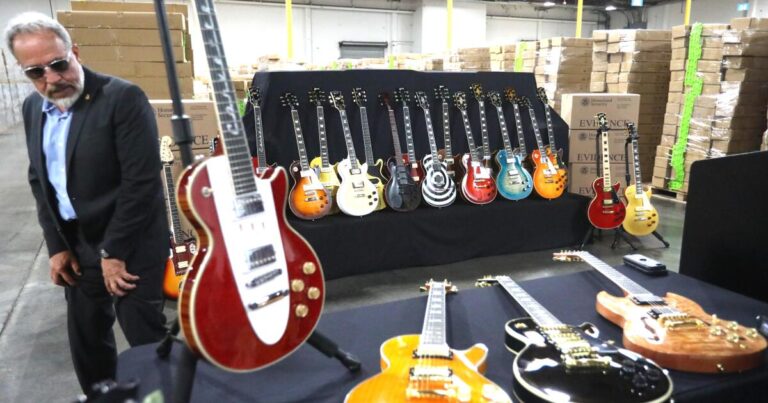 3,000 fake Gibson guitars seized through L.A., Long Beach ports