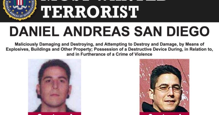 Animal rights activist wanted for bombings in San Francisco is caught