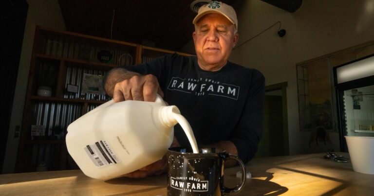 California recalls more raw milk after bird flu test results