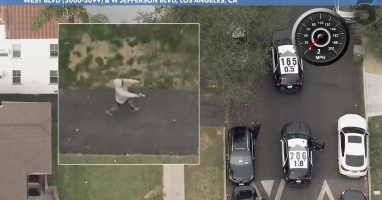 LAPD officers shoot armed Maserati driver following wild pursuit