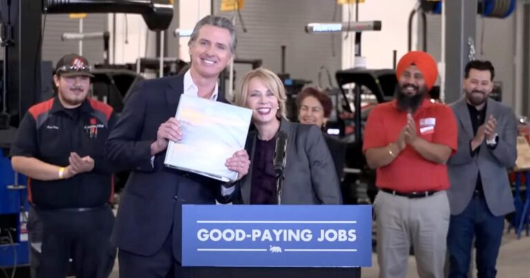 Newsom touts his economic plans in California's conservative regions