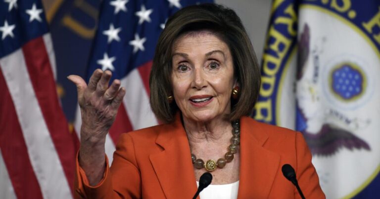 California Rep. Nancy Pelosi hospitalized after injury in Europe