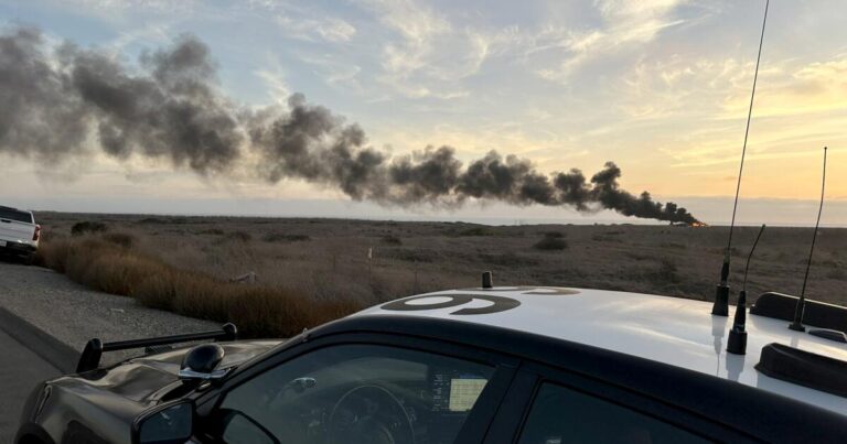 Helicopter catches fire, makes emergency landing at Camp Pendleton