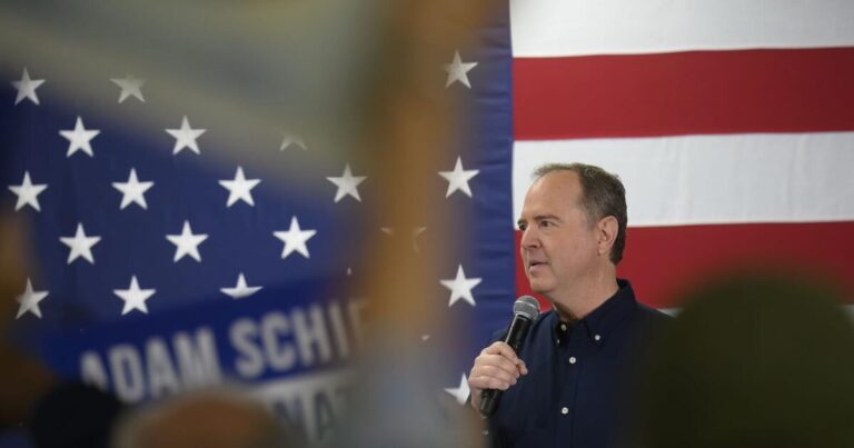 Schiff to be sworn in Monday as California's next Senator