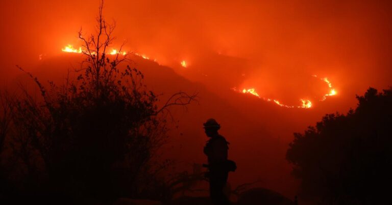 Southern California's high fire threat could linger into the New Year